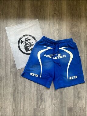 Size S | Blue hellstar shorts